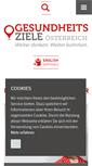Mobile Screenshot of gesundheitsziele-oesterreich.at